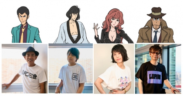『ルパン三世』新作にキャスト意気込み(左から)栗田貫一、浪川大輔、沢城みゆき、山寺宏一(C)TMS・NTV