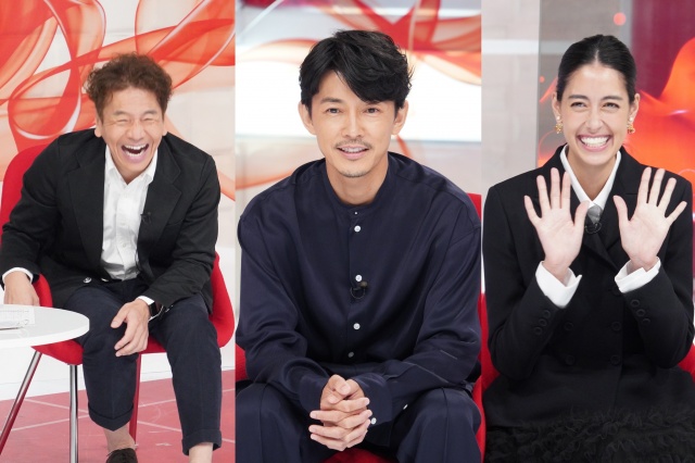 『おしゃれイズム』のMCを務めてきた(左から)上田晋也、藤木直人、森泉(C)日本テレビ
