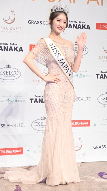 『2021ミス・ジャパン』グランプリに選出された神奈川県代表のダンサー・小山麻菜さん(C)ORICON NewS inc.