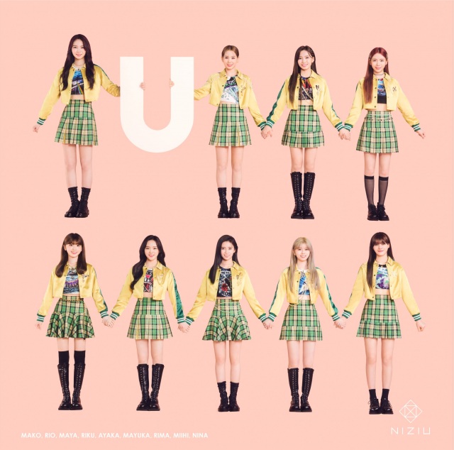 NiziUの1stアルバム『U』初回生産限定A盤ジャケット写真