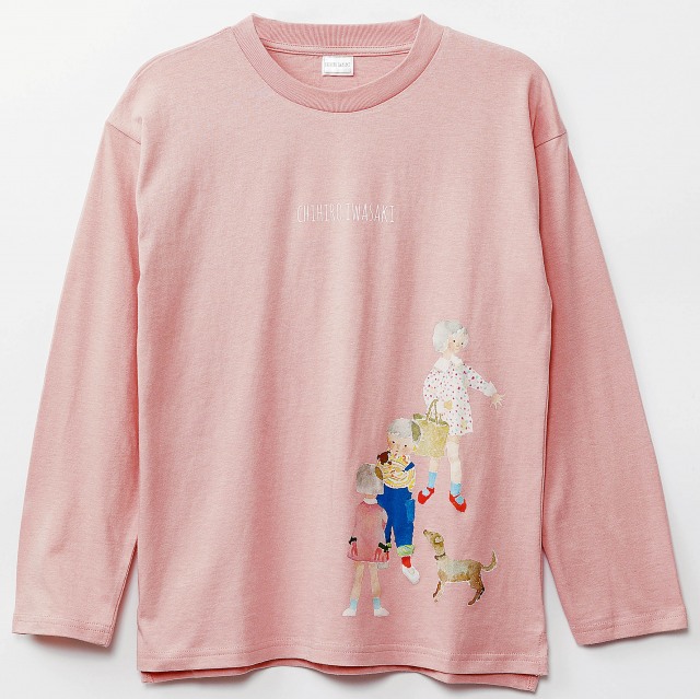 「いわさきちひろコラボ長袖Tシャツ」(税込価格 2068円)
