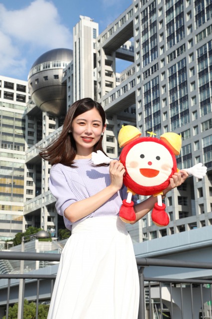 『めざましTV』新レギュラーに加わる小山内鈴奈アナウンサー(C)フジテレビ