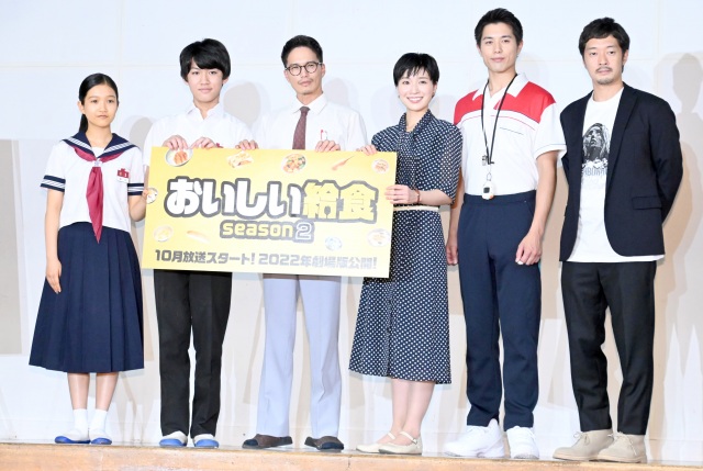 (左から)山崎玲奈、佐藤大志、市原隼人、土村芳、勇翔、綾部真弥監督 (C)ORICON NewS inc.