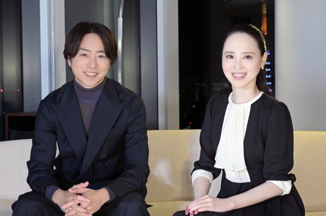 14日放送『櫻井・有吉THE夜会』に出演する(左から)櫻井翔、松田聖子 (C)TBS