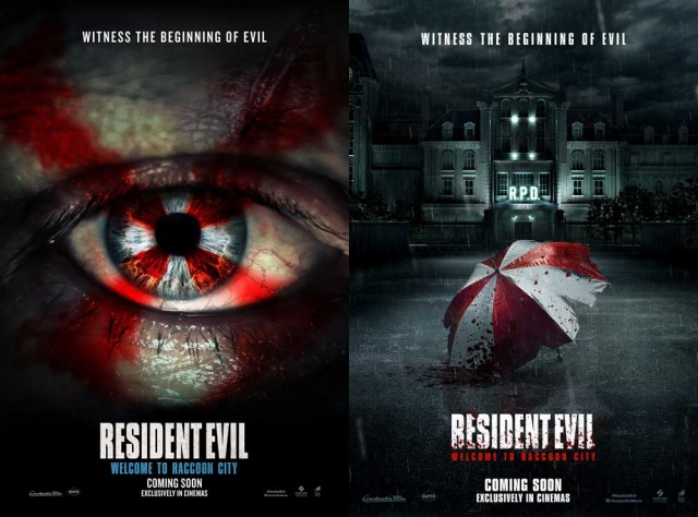 『バイオハザード:ウェルカム・トゥ・ラクーンシティ』の邦題で2022年に劇場公開決定(全米公開:2021年11月24日予定)海外版ポスター2種解禁