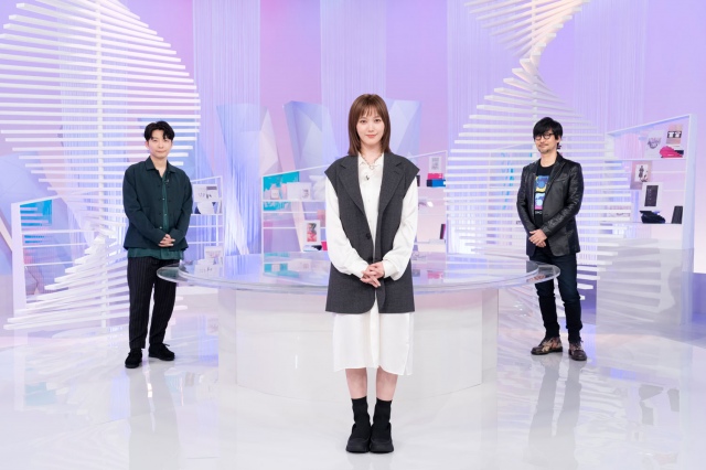 15日放送の『ゲームゲノム』に出演する(左から)星野源、本田翼、小島秀夫監督(C)NHK