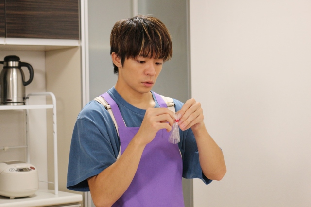 12日放送の日本テレビ系朝の情報番組『ZIP!』内コーナー『解決!King & Prince』に出演する岸優太 (C)日本テレビ