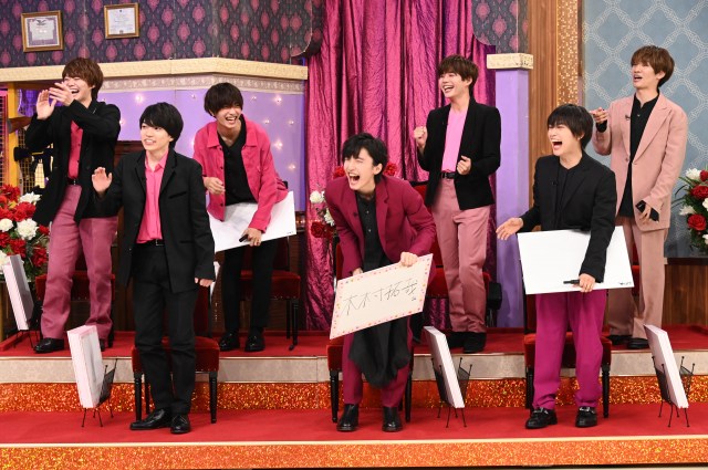 18日放送の『しゃべくり007 2時間スペシャル』に出演するなにわ男子(C)日本テレビ