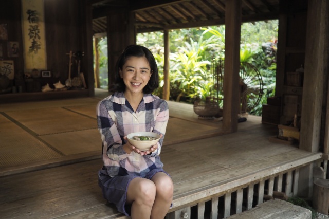 連続テレビ小説『ちむどんどん』クラインクインを迎えたヒロイン・黒島結菜 (C)NHK