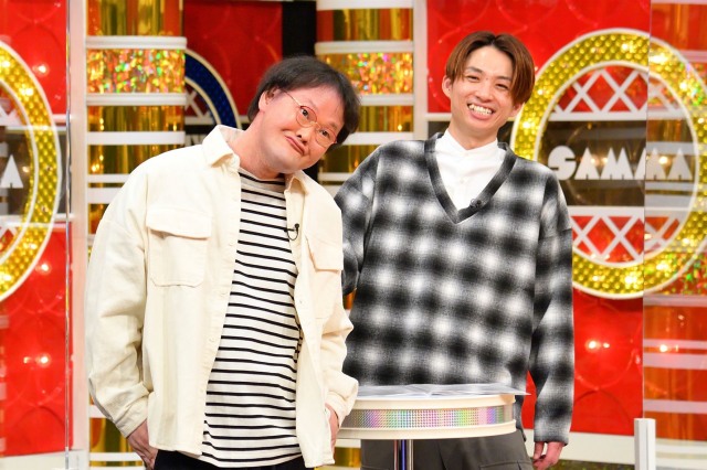 8日放送『痛快!明石家電視台』に出演するアインシュタイン(左から)稲田直樹、河井ゆずる(C)MBS