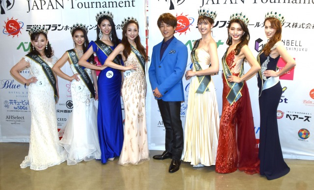 『2021 ミセス・グローバル・アース 日本大会』各賞グランプリと杉浦太陽 (C)ORICON NewS inc.