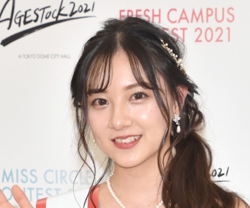 『MISS CIRCLE CONTEST 2021』グランプリの友恵温香さん (C)ORICON NewS inc.