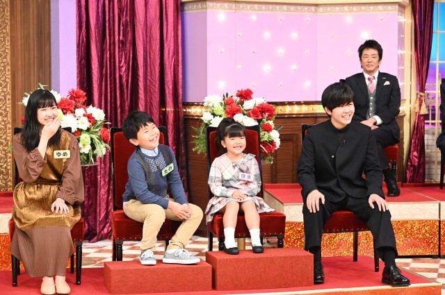 ゲスト出演する(写真左から) 鈴木夢・楽・誉・福(C)日本テレビ