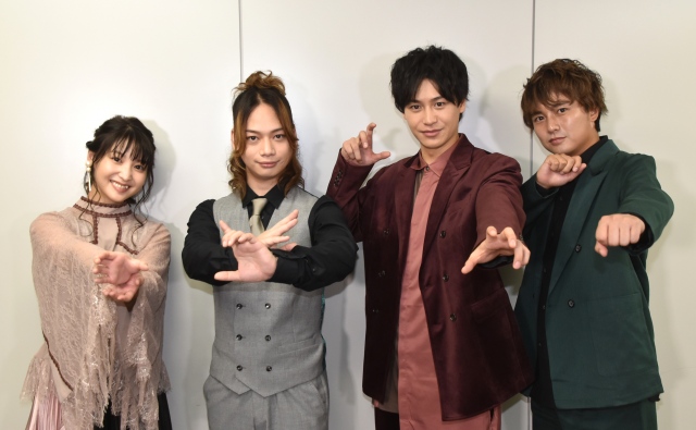 『テン・ゴーカイジャー』公開記念で10年ぶりに同窓会トークを行った(左から)小池唯、池田純矢、小澤亮太、清水一希 (C)ORICON NewS inc.