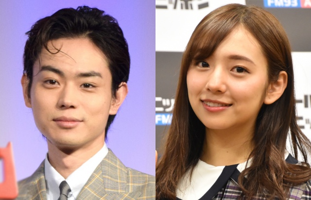 (左から)菅田将暉、新内眞衣 (C)ORICON NewS inc.