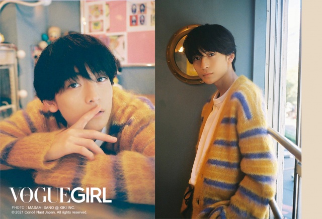 『VOGUE GIRL』に登場する高橋文哉