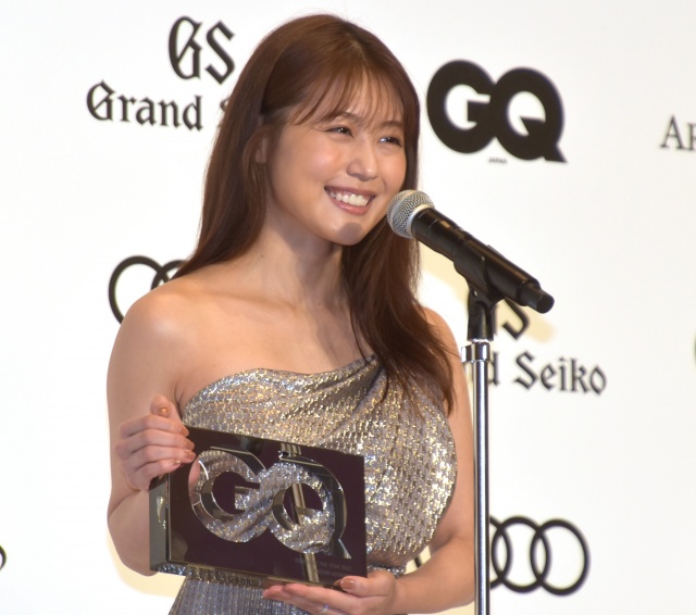 『GQ MEN OF THE YEAR 2021』表彰式に出席した有村架純 (C)ORICON NewS inc.