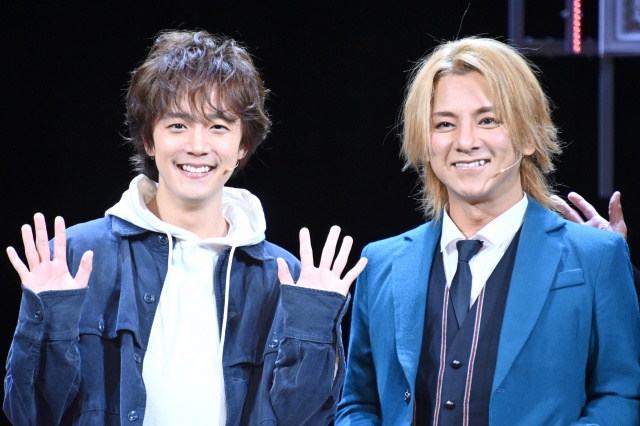 2年半ぶりの共演となる(左から)林翔太、松岡充 (C)ORICON NewS inc.