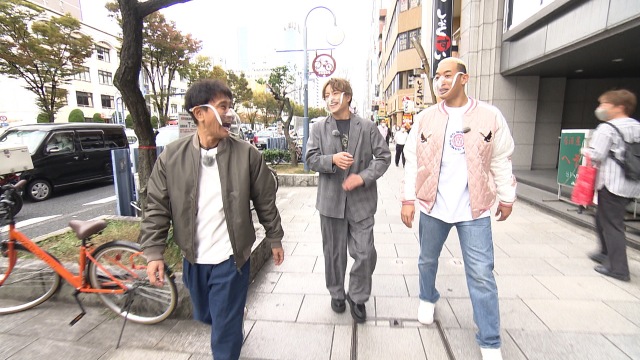 30日放送『ごぶごぶ』に出演する(左から)浜田雅功、白濱亜嵐、関口メンディー(C)MBS