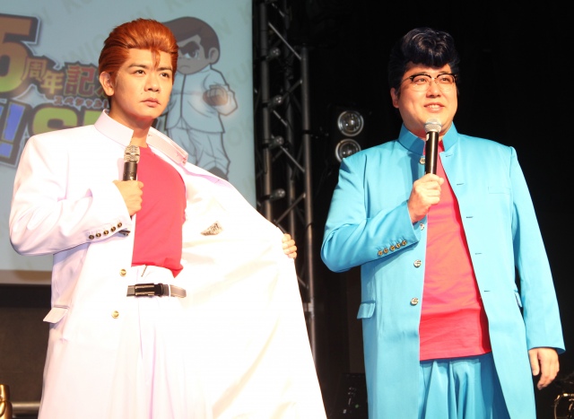無観客大喜利でウケずに困惑したマヂカルラブリー(左から)野田クリスタル、村上 (C)ORICON NewS inc.