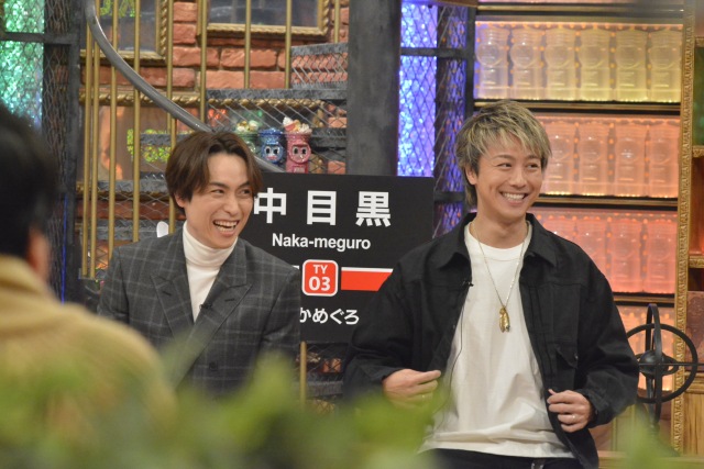22日放送『ダウンタウンDX』に出演するEXILE TETSUYA、EXILE TAKAHIRO(C)ytv