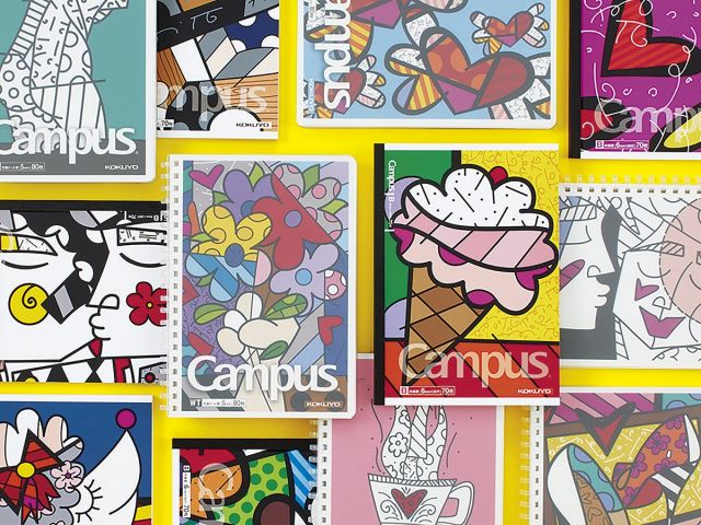 世界的ポップアーティスト、ロメロ・ブリットとコラボしたコクヨの『キャンパスノート』