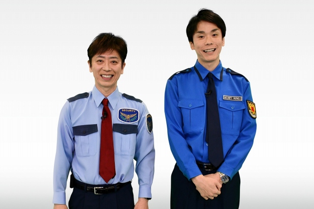『防犯カメラが捉えた!衝撃コント映像2022冬』に出演する(左から)後藤輝基、濱家隆一(C)ABCテレビ
