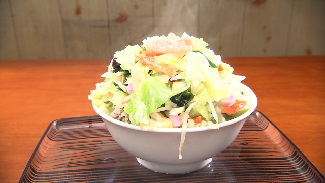 11日放送『ヒューマングルメンタリー オモウマい店』に登場するチャンポン(C)中京テレビ