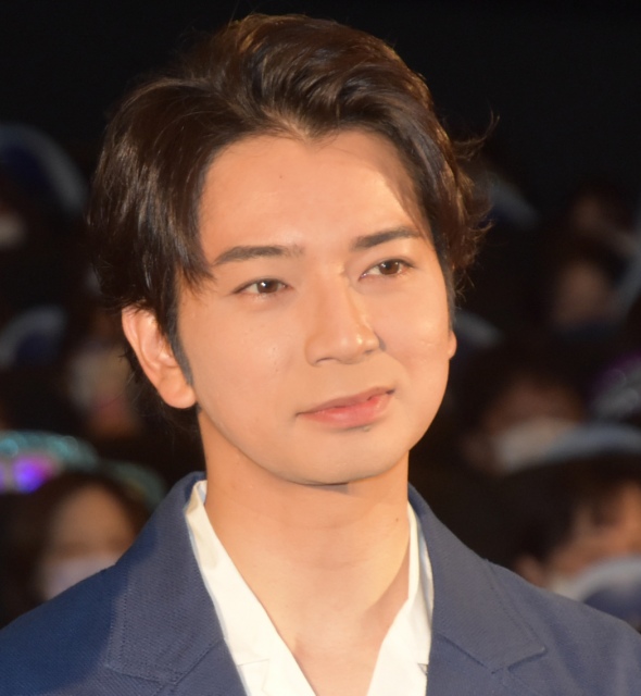『99.9-刑事専門弁護士-THE MOVIE』大ヒット御礼舞台あいさつに参加した松本潤 (C)ORICON NewS inc.