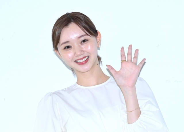 アパレルブランド『ARUMDY(アルムディー)』先行受注会を開催した江野沢愛美 (C)ORICON NewS inc.