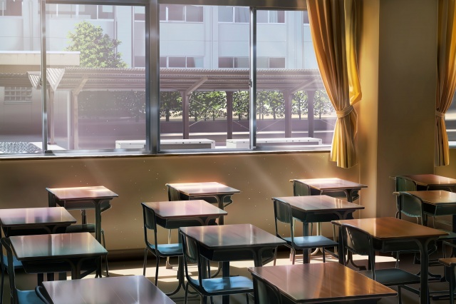 写真かと思った リアルすぎる 教室の絵 に驚きの声 光がエモすぎで本物と見間違う Oricon News 沖縄タイムス プラス