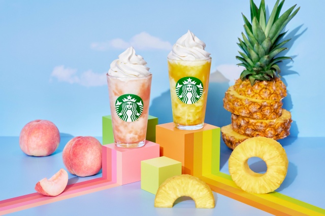 スタバ新作 夏のフルーツを初採用 Go パイナップル フラペチーノ みずみずしいピーチフラペも同時発売 Oricon News 沖縄タイムス プラス