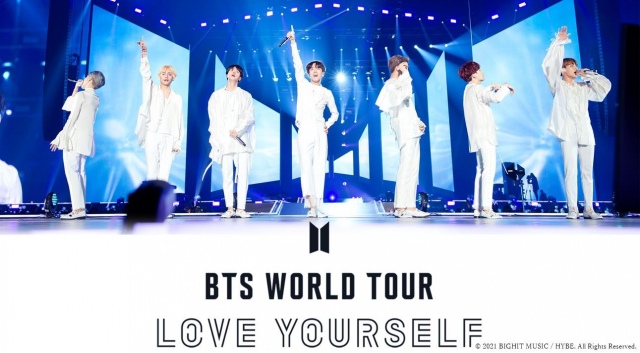 「dTV MUSIC LIVE AWARDS 2021」最優秀賞「BTS WORLD TOUR 'LOVE YOURSELF' ～JAPAN EDITION～ at 東京ドーム」ｄTVで配信中の画像