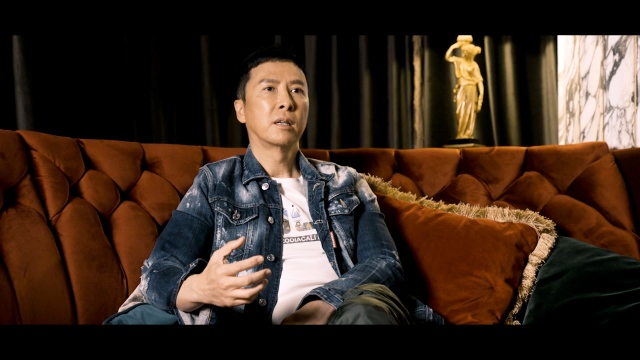 インタビューに答えるドニー・イェン＝映画『レイジング・ファイア』（公開中）の画像