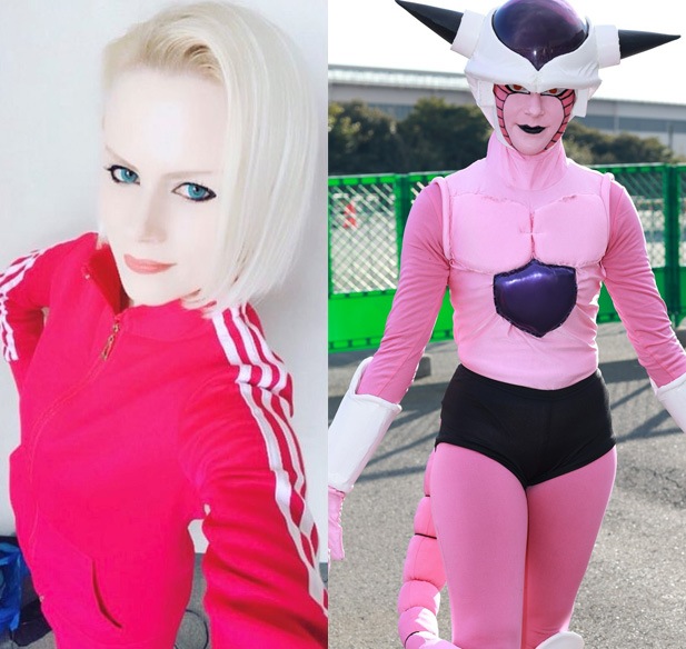ドラゴンボール 好きフランス人美女が フリーザ 人造人間18号 に 作品愛強いコスプレに絶賛の声 オリコンニュース 岩手日報 Iwate Nippo
