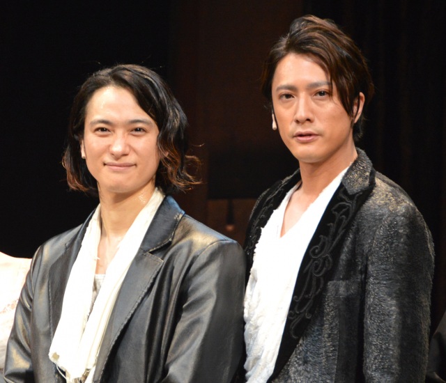 舞台『フォーティンブラス』取材会に出席した（左から）戸塚祥太、内博貴 （C）ORICON NewS inc.の画像