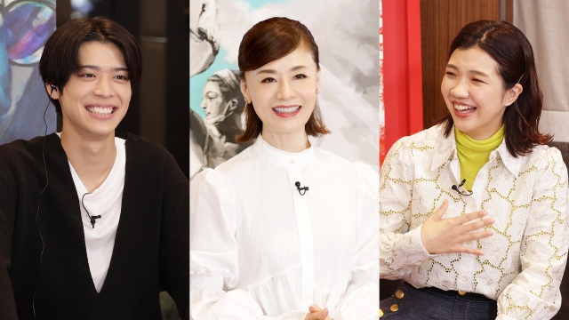 11月6日放送『家、ついて行ってイイですか？』に出演する（左から）松島聡、井上真央、福田麻貴（C）テレビ東京の画像
