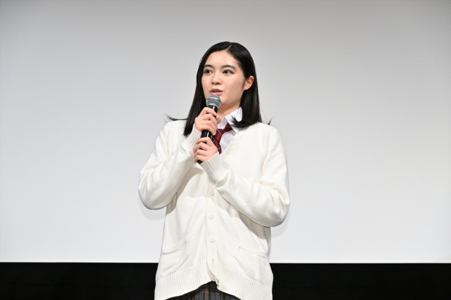 主演映画『メイヘムガールズ』（11月25日公開）の完成披露試写会イベントに登壇した吉田美月喜の画像