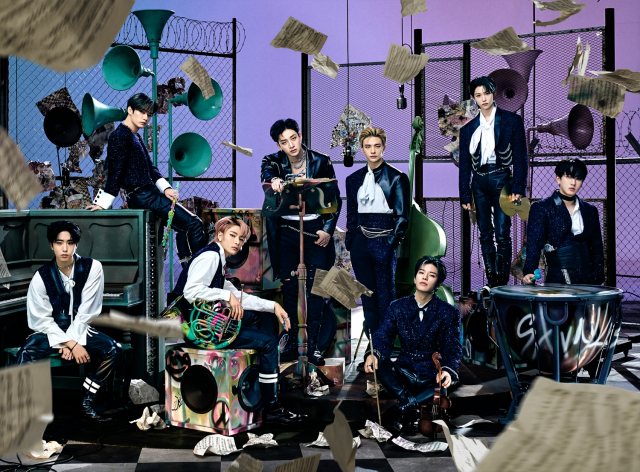 韓国の8人組ボーイズグループ・Stray Kids（ストレイキッズ）（C）Sony Music Labels Inc.の画像