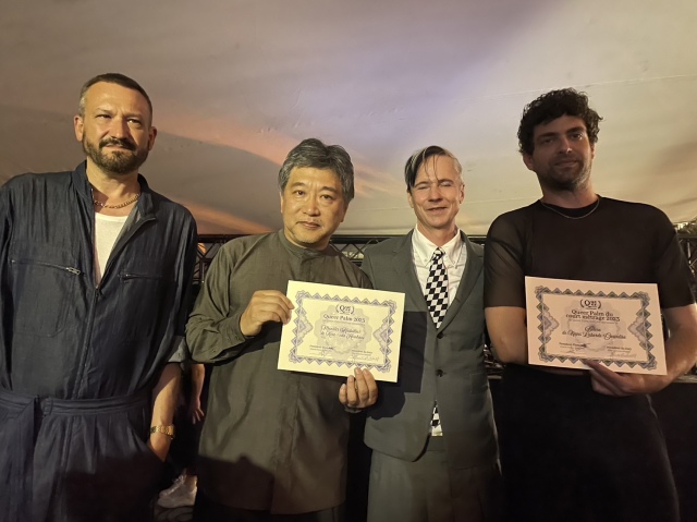 「第76回カンヌ国際映画祭」で「クィア・パルム賞」を受賞した『怪物』の是枝裕和監督（左から2人目）の画像