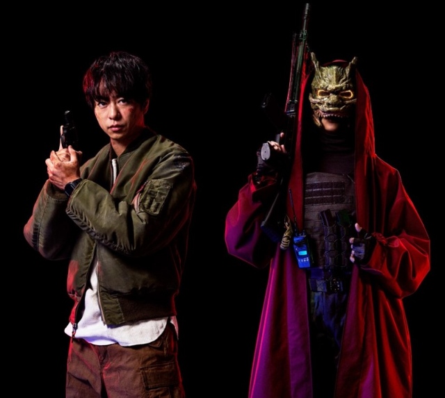 櫻井翔主演『新空港占拠』ポスター掲出開始 武蔵三郎と武装集団「獣」の姿が渋谷に｜愛媛新聞online