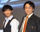 互いの演技を絶賛した（左から）津田健次郎、関智一 （C）ORICON NewS inc.の画像
