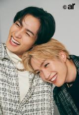 『ar』9月号裏表紙を飾るTHE RAMPAGE from EXILE TRIBEの川村壱馬＆藤原樹