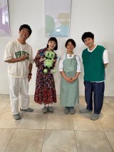 19日放送の『沸騰ワード10』に出演する（左から）原口あきまさ、奈緒、志麻さん、二宮和也 （C）日本テレビの画像