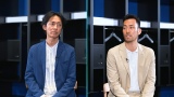 『サッカー日本代表独占インタビュー THE VOICE』に登場した（左から）矢部浩之、吉田麻也（C）AbemaTV,Inc.の画像