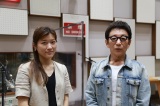 19日放送のラジオ『古舘 ヒコロヒーの時代は言葉で作られる』で共演する（左から）ヒコロヒー、古舘伊知郎 （C）NHKの画像