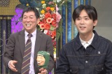 27日放送の『踊る！さんま御殿！！』に出演する（左から）明石家さんま、オカモトレイジ（C）日本テレビの画像