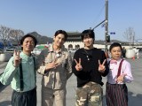 3月26日・4月2日放送『週刊ナイナイミュージック』に出演する（左から）岡村隆史、矢部浩之、チャンミン、ユンホ （C）フジテレビ