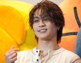 『たべっ子どうぶつ』初日舞台あいさつに出席したTravis Japan・松田元太（C）ORICON NewS inc.