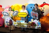 『たべっ子どうぶつ』初日舞台あいさつに出席した（左から）高石あかり、松田元太、水上恒司（C）ORICON NewS inc.